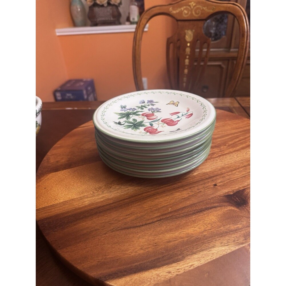 Salad Plate Garden Bloom by Studio Nova a set of 7